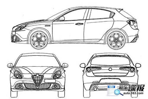 򽫽 AlfaRomeo Giulietta걨ͼ